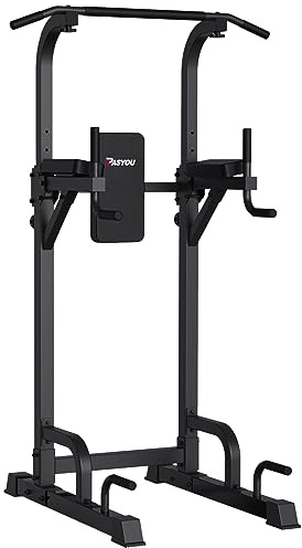 PASYOU Sbarra Trazioni Autoportante Regolabile in Casa, 6-IN-1 Barra per Trazioni, Pull Up Bar ROBUSTE. Carico Massimo 300 kg (modello: PU40)