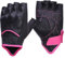 Harssidanzar Guantes de motocicleta de medio dedo/sin dedos, para conducir, motociclista, carreras, guantes de motocicleta, protección de nudillos duros para mujer, color rosa y negro, talla M