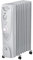 UTTAM 2000W Oil Filled Radiator, 9 Fin - Portable Electric Heater - 3 Heat Settings, Built-in Timer, Adjustable Thermostat, Safety Cut-Off & 24 Hour Timer, 1.5m Cord - White