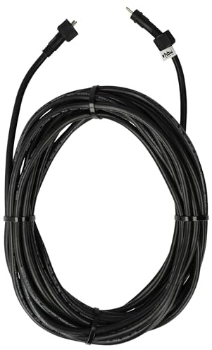 vhbw IP44 Kabel für Pumpensystem in Springbrunnen | Gartenbewässerung, LED-Beleuchtung - Niederspannungskabel, 10 m, 100 Watt