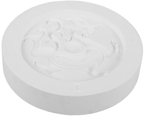 NUOBESTY Stampo per Colata in Materiale Modellabile Forma di Drago Stampo Decorativo Forma di Animale in Ceramica