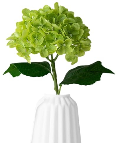 Fleurs artificielles d'hortensia – Fleurs d'hortensia artificielles réalistes en soie | Faux bouquet de fleurs avec tige – Fleurs d'hortensia multifonctionnelles pour la maison, les anniversaires, la