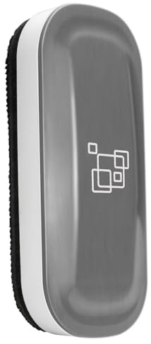 maxtek Whiteboard-Radiergummi, starker magnetischer Whiteboard-Radierer, Whiteboard-Gummi, trocken abwischbar für Tafel (grau) (Grau, 1 Stück)