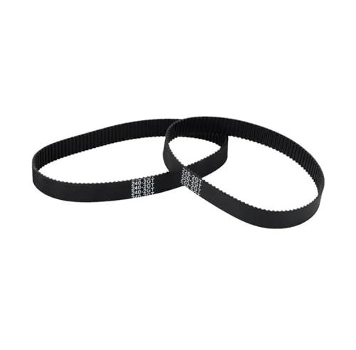 Übertragungsriemen Breite 10 Mm, Geschlossener Gummi-Zahnriemen 2GT Für C-19 3D-Drucker, Länge 170 180 200 220 240 250 260 280 294 Mm Keilriemen(2GT-240mm)