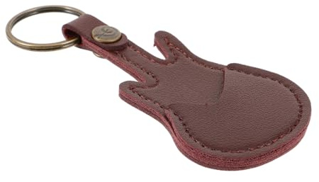 WESIEVYA Funda para Púas De Guitarra De PU con Estuche Portátil para Almacenamiento De Púas y Soporte De Plectro para Guitarristas y Músicos