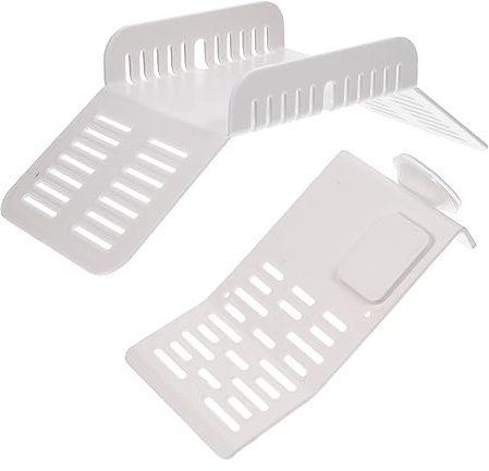 Toyvian Piattaforma per Tartarughe da Terrario, Ponte ABS 2 Pezzi Bianco