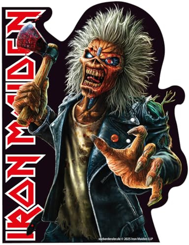 Iron Maiden Aufkleber Sticker Run for Your Lives World Tour 2025/26 ca. 13x10 cm Merch Merchandise
