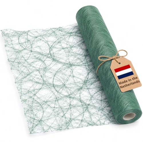 DecoHomeTextil Deco Netz Tischläufer Salbeigrün 30 cm x 5 Meter | Tischband Table Runner Deko Dekoration Schmücken