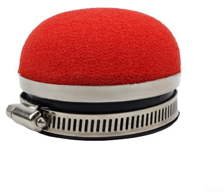 Esponja de filtro de aire para motocicleta, limpiador de filtro de aire recto para motocicleta con motor de 28-58 mm para bicicleta de bolsillo, para mini scooter (32 mm)