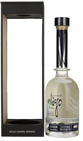 Leyenda del Milagro Tequila 100% de Agave SELECT BARREL SILVER 40% Vol. 0,7l in Giftbox