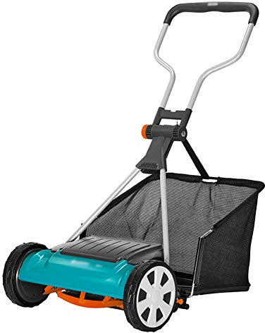 AIZYR Falciatrice da Giardino Manuale, Niente Elettricità, Risparmio Energetico E Protezione Ambientale Tosaerba con Manovella A Mano