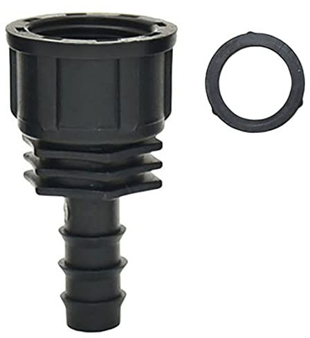 bzcemind 50pcs Garden Hose 1/2 3/4 1 Inch To 1/2 3/4 Thread Barb Connector 16mm 20mm 25mm Plastic Hose Fitting Water Pipe Adapter,3/4 to 16mm,B