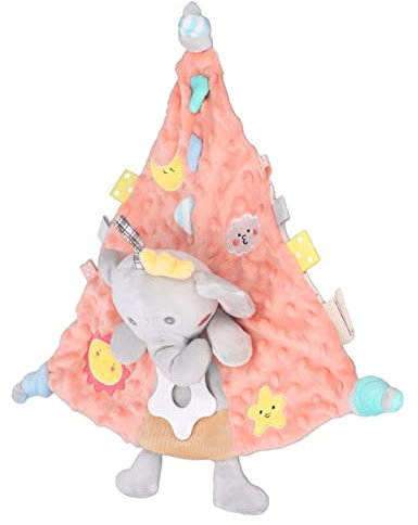Baby-Tiere-Beißringspuppen, Niedlicher Elefant-Aussehen-Beißring-Plüsch-Beißring-Baby-Spielzeug-Tier Gefüllte Hängende Beißring-Spielzeuge für Säuglinge und Kinder