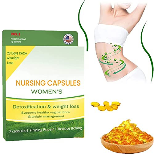 Natürliche Entgiftung Schlankheitskapseln, Entgiftungskapseln, natürliche Reparatur Viginal Kapsel, straffen und nähren Vagina Frauen Pflege (1 Box)