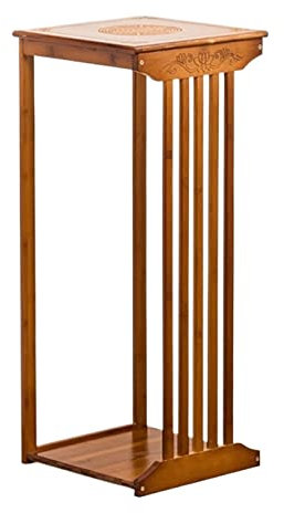 Blumenständer Blumenregal Blumenbank Bambus Blumentöpfe Zimmerpflanzenständer Tisch Für Eckpflanzenhalter Display Rack Decor Pflanzenständer Blumentreppe Pflanzenregal ( Color : A , Size : 33*33*82cm