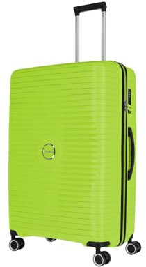 Travelite Hartschalen Koffer groß, 4 Rollen, ORBITA, Trolley mit bruchsicherer Schale und praktischer Inneneinteilung, TSA Schloss, 77 cm, 103 Liter