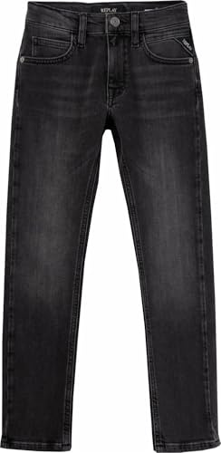 Replay basics pojkar, supersmal passform, jeans, Zikry, 099 Mörkgrå, 16 År