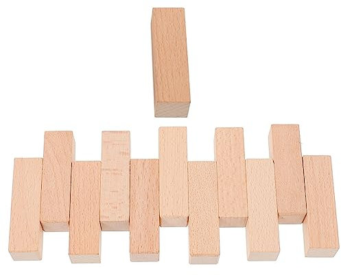 HAPINARY 12St Siegel abdichtungswerkzeug handmade stempel tranchierbesteck holzstempel set Wasserhahn Stecker Klemmbrett mit Speicher kleine Holzklötze DIY-Versorgung hölzern Light Brown