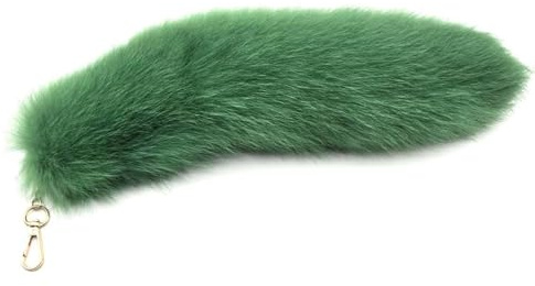 Fuchsschwanz Anhänger Keychain Fox tail Schlüsselring, Weich Flaumig 20-40CM Fell Schwanz für Cosplay Zusätze Auto Schlüsselketten Anhänger Handtasche Dekoration