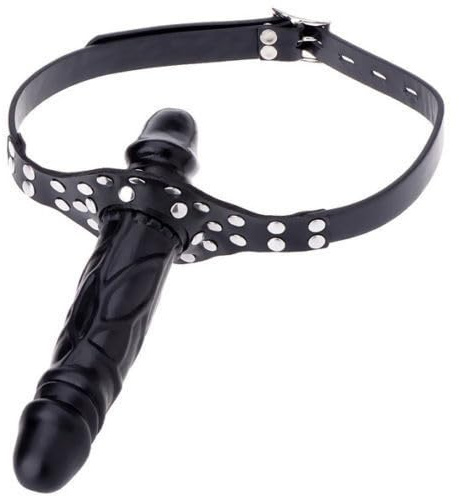 Dildo Gag Bouche Bâillon, Gag Gode réaliste en silicone, Bouche Bâillon réglables, SM Sex toys pour couples