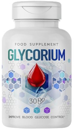 Capsule GLYCORIUM | Berberina 41mg + Estratto di Tè Verde | Supporto Metabolismo Glucosio ed Energia | con Cromo, Zinco, Shiitake e Vitamina C, B6, B12 | 30 Capsule