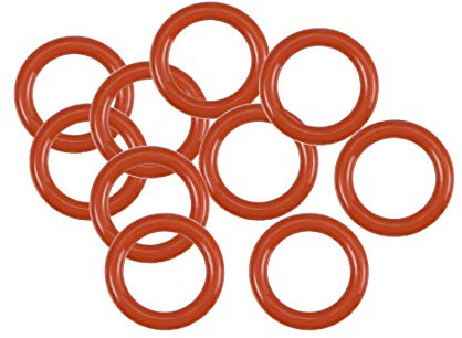 sourcing map 10 Stück O Ringe 9,5mmx6,5mmx1,5mm Dichtungsringe Rund Gummi Dichtung O Ring Seals Unterlegscheibe für Wasserhahn Spülventile Waschbecken Duschablauf Hydraulik Rohrschlauch