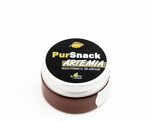 NatureHolic - PurSnack - Artemia I pour crevettes et écrevisses naines I pour Mini-Poissons et alevins I Nourriture d'élevage Parfaite I Source optimale de nutriments I 25 ML