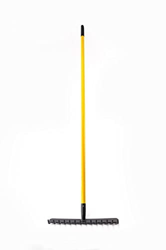 Râteau pour Jardin - Suan - 14 Dents - Manche en Fibre de Verre - Dimensions : 150 x 40 x 8,6 cm