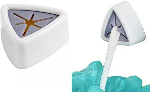 WOO LANDO Ganci autoadesivi per asciugamani da cucina – 4 pezzi, porta strofinacci per armadio, gancio asciugamani, porta strofinacci per casa, bagno, cucina, garage, camper