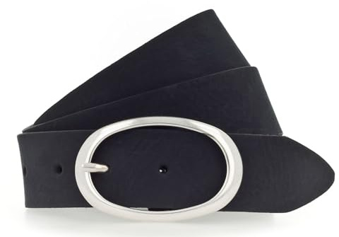 Vanzetti Leder Gürtel 35mm Woman's Belt W95 Black schwarz