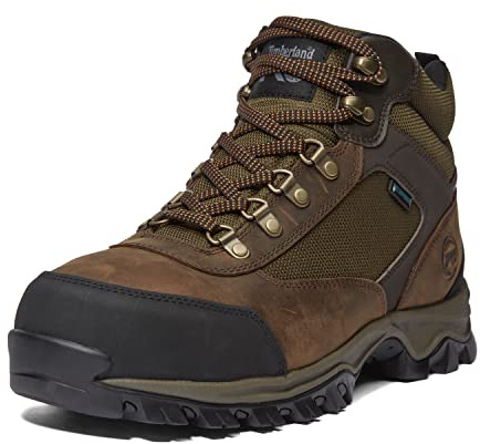 Timberland PRO Men's Keele Ridge Steel Safety Toe Waterproof Industrial Hiker Work Boot, Brown-2024 New, 13