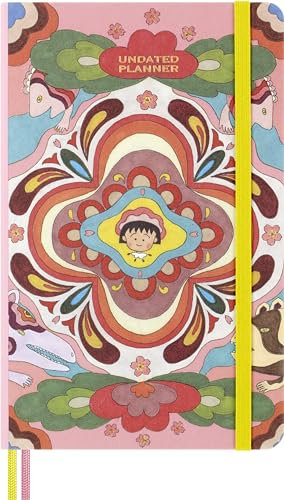 Moleskine Undated Weekly Planner, Agenda Settimanale Sakura 12 Mesi con Copertina Rigida e Chiusura Elastica, Edizione Limitata, Collezione Asiatica 2024, Formato Large 13 x 21 cm