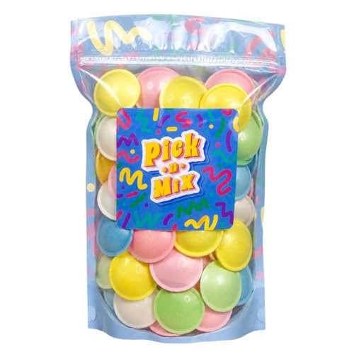 Flying Saucer Sweets UFO Retro Pick n Mix | UFO Flying Saucers Sweets in Resealable Pouch