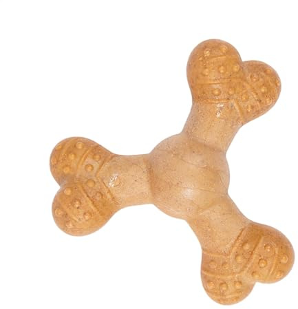Kauspielzeug für Welpen, aus Holz, Brot, Knoten, beißfest, Mehrzweck-Welpenspielzeug, lustiges Kauspielzeug für kleine, mittelgroße und große Hunde