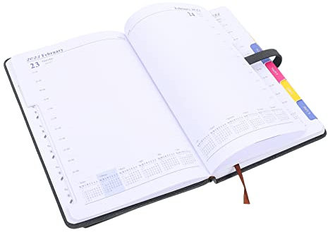 Operitacx Planungsnotizbuch Tagesplaner Wochenplaner Monatsplaner Organizer Notizbuch Kalender Persönlicher Planer Terminheft