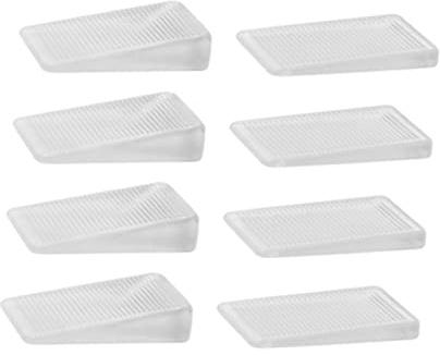 Artibetter 8pièces Butée De Porte Cales-Porte Niveleurs à Coin pour Meubles Table Chaise sans Clou Empêchent La Porte De Refermer Brusquement