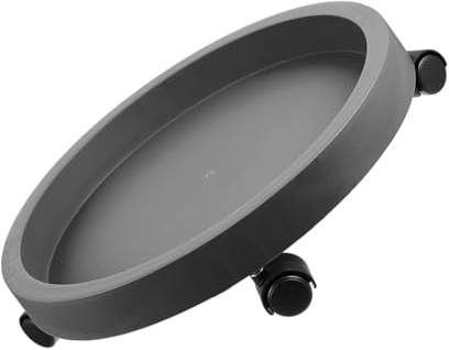 BESPORTBLE Vassoio all'Interno del Vaso di Fiori con Ruote Vassoio per Vasi di Fiori da Interno con Ruote Sottovaso per Piante da Interno e Esterno Supporto per Piante per Spostare Facilmente