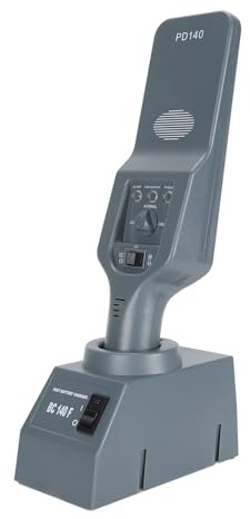 MasYosh Detector de Metales Portátiles, Varita de Escáner de Seguridad Recargable con Sensibilidad Ajustable y Triple Alarma, para Adultos en la Estación de Tren de la Escuela del