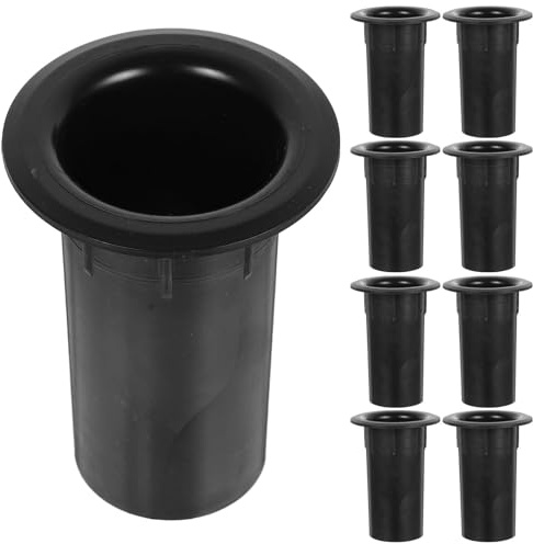 OSALADI Tubo Bass Reflex in Plastica 12 Pezzi 41x80mm per Altoparlanti Cabinet, Porta Subwoofer Resistente per Uso Domestico, Portatile e Auto