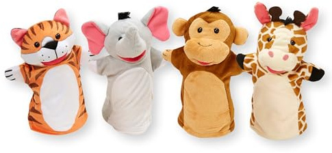 Melissa & Doug Zoo Friends Hand Puppets (FFP)
