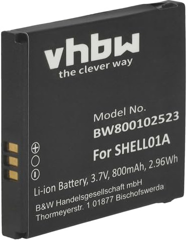 vhbw 1x Akku kompatibel mit Doro PhoneEasy 520x Handy Smartphone Telefon (800 mAh, 3,7 V, Li-Ion)