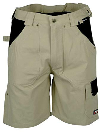 Cofra V057-0-00A.Z48 SARAGOSSA - Pantaloncino 100% cotone, 250 g, corda/nero, taglia 48