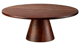 ASA Wood 53861970 - Bandeja para tartas (madera de acacia, 21 x 21 x 8,2 cm), color marrón