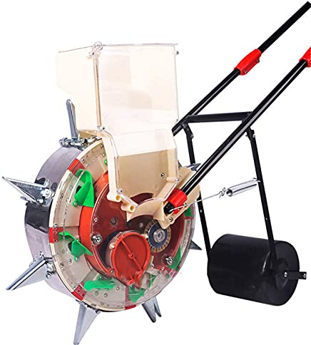 Gmjay Horticulture Planting Wheeled Vegetable Seeder Planter Multi-function Hand Push Seeder,