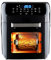 Tagars Forno Friggitrice Ad Aria Calda Da 12 Litri Con Display Digitale, Sistema A Riscaldamento Rapido, 12 Programmi Di Cottura, Timer e Temperatura Regolabili 1800 W (12 Litri, Nero)