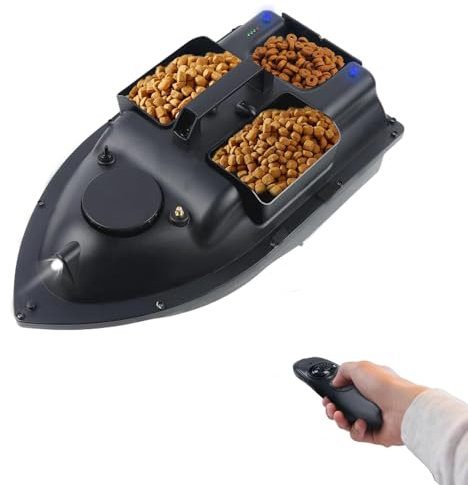 SanBouSi 500M Futterboot Smart RC Boot Köderboot Futterboot Doppelmotor Angelköderboot Funkfernsteuerung 2kg