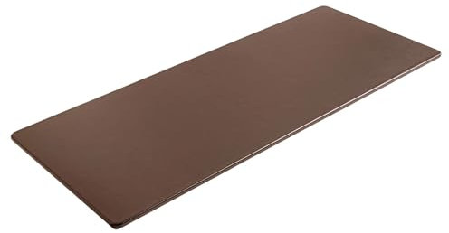 DACASSO Schreibtischunterlage aus Leder für Tastatur/Maus, luxuriöses Leder-Schreibunterlage zum Schreiben, Executive-Schreibtisch-Oberflächenschutz, Schokoladenbraun, 76,2 x 31,8 cm