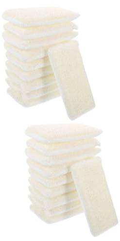 LIFKOME 20pièces Éponges De Nettoyage Réutilisables Lot de Éponges à Vaisselle Absorbantes Et Grattantes Idéales pour Cuisines Et Nettoyage De Casseroles Séchage Rapide Élimination