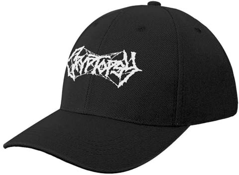 WVVCXCC Unisex und modisch Cryptopsy Baseballmütze Bommelmütze Mann Mütze lustiger Hut Designer Mann Damen Sport Outdoor-Geschenke
