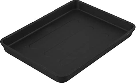 Cabilock Plato Teppanyaki Grueso Sartén para Barbacoa Plancha Portátil De Hierro Fundido para Cocinar Al Aire para Hornear y Asar Carne El Patio Sartén De Hierro para Barbacoa